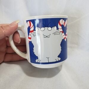 Vintage Boynton Cat Merry Christmas Mug Coffee Tea Japan Recycled Paper Products